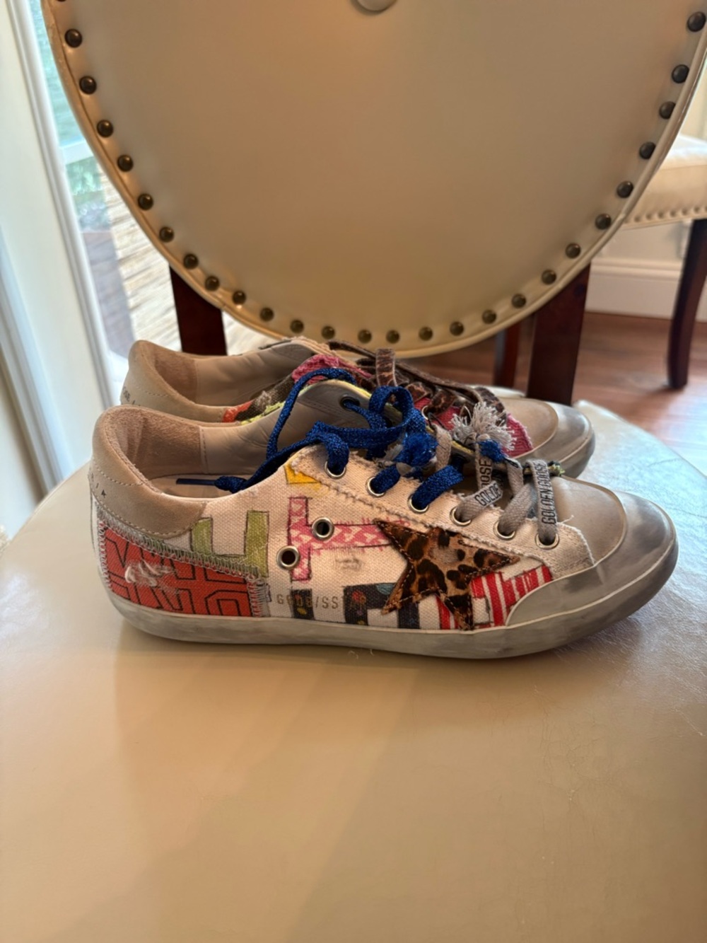 Golden Goose Multicolor superstars excellent condition. Smoke free home